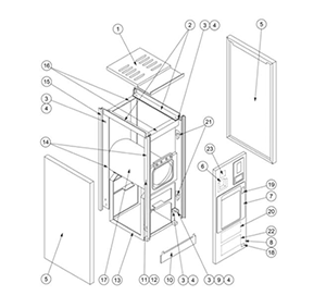 Shop STERIS Illustrated Parts Breakdown Sterilizer Example