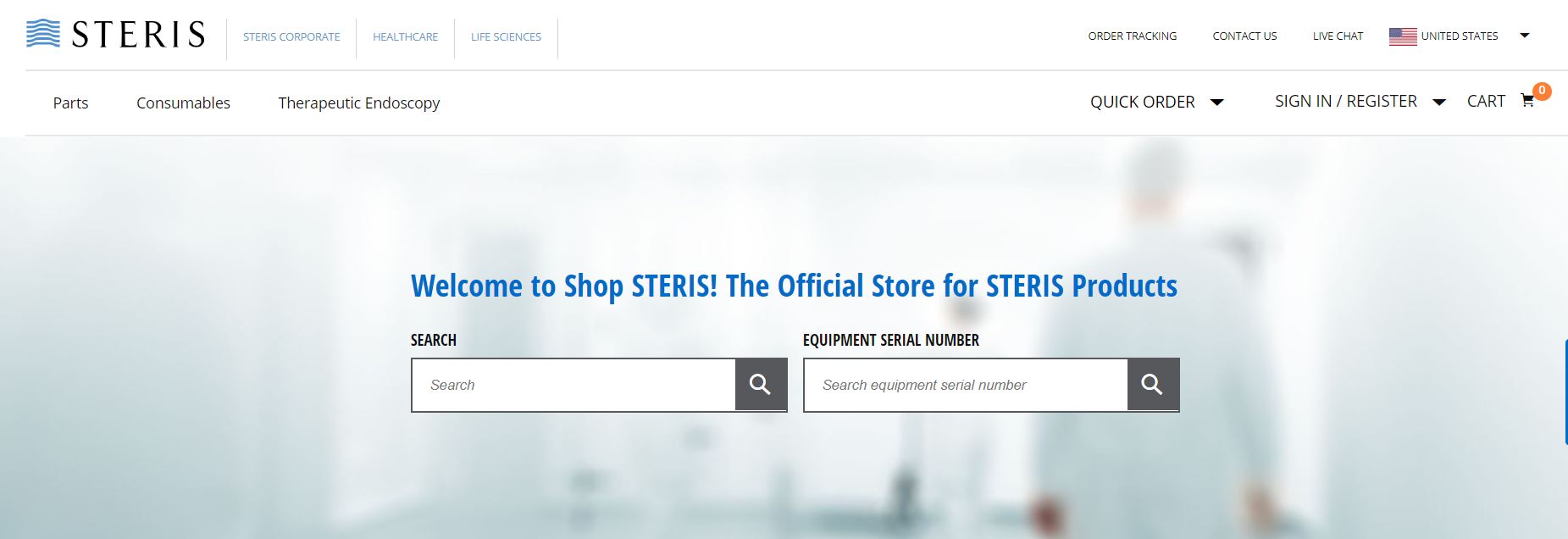 Shop STERIS NA US Homepage