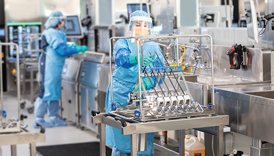 Sterilizing robotic surgical instruments 