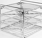 Four level single chamber manifold rack