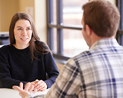 STERIS employees in a meeting